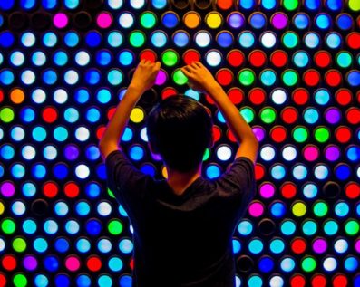 Everbright Giant Lite Light Brite Bright Interactive Wall Art Light LED Hero Design